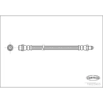 Brzdová hadice Brzdová hadice CORTECO 19025903