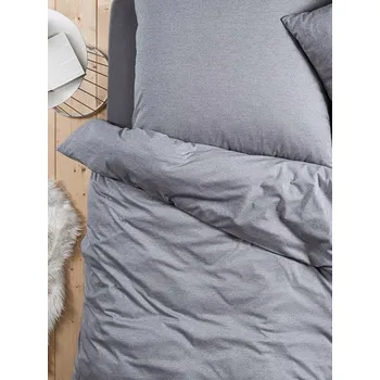 Prostěradlo Estella mako-jersey prostěradlo šedé 6873 135x200 cm