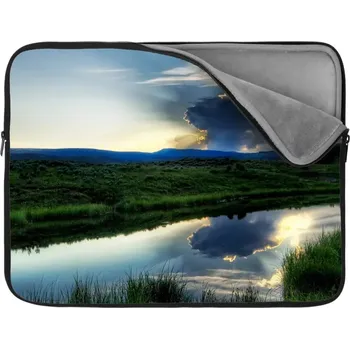 pouzdro na notebook Sablio Obal na notebook Mrak nad řekou - 13"