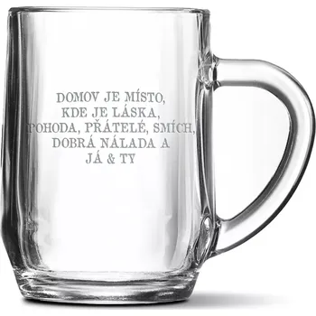 Sklenice Sablio Půllitr Domov 3: 0,5 500 ml