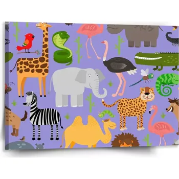 Obraz Sablio Obraz Animované safari - 150x110 cm