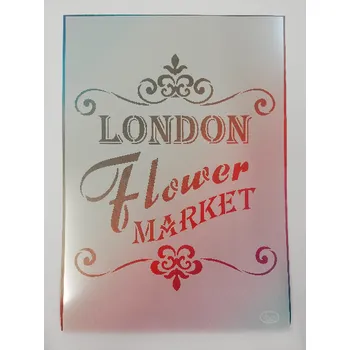 Šablona plastová na malování VIVA - A4 - nápisy 5