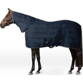 Deka pro koně Stájová deka HORZE Glasgow s krkem 150g blueberry 145cm