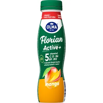 Nealkoholický nápoj Olma Florian Active+ drink mango 320g
