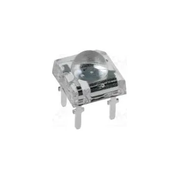 Dioda LED Super Flux 7,62x7,62mm bílá teple 11000mcd 120° 20mA