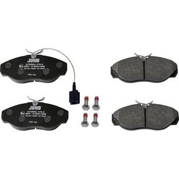Brzdová destička Sada brzdových destiček, kotoučová brzda JURID 573060J