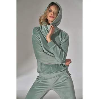 Dámská mikina Figl Dámská mikina s kapucí Ygenet mátová M