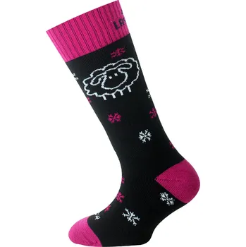 Pánská móda SJW dětské merino podkolenky - Černá 948 / (24-28) XXS / Černá