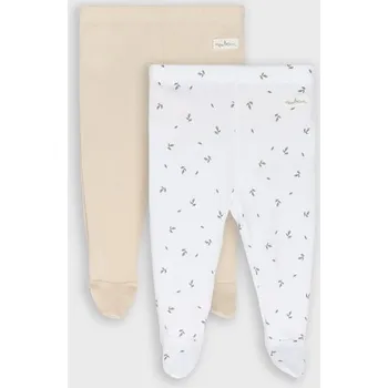 Pánské kalhoty Sinsay - Sada 2 polodupaček - krémová - 844FW-01X - 844FW-01X-56