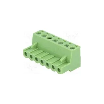 Elektrická zásuvka Rozpojovací svorkovnice 5,08mm póly 7 přímý zástrčka zásuvka