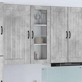 Příborník do zásuvky Kuchyňská skříň Betonově šedá 40 x 31 x 100 cm kompozitní dřevo