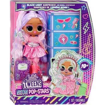Panenka MGA L.O.L. Suprise LOL Tweens Neon Pop Stars Kitty K 120667