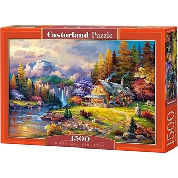 Puzzle CASTORLAND Puzzle Domek v horách 1500 dílků