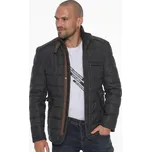 Pánská prošívaná bunda Dewberry dewberry černá | hnědá 3501587