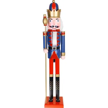 Vánoční dekorace TifanTEX Louskáček král 1.2 m