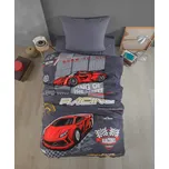 Kvalitex Bavlněné povlečení 140x200 + 70x90 cm - Racing team