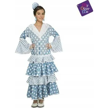 Karnevalový kostým Kostým pro Děti My Me Tanečnice Flamenco Tyrkysový