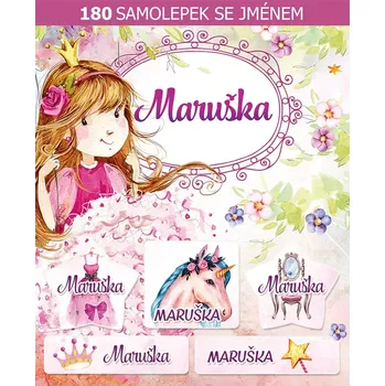 samolepka Veselé nálepky samolepky se jménem Maruška
