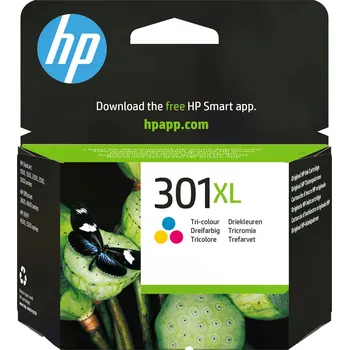 Tiskárna HP 301XL Tri-color Ink Cart, 6 ml, CH564EE (330 pages)