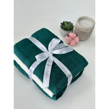 Utěrka Bavlněné ručníky sada 3 ks 50×90 Měkké Savé 400 g/m² Dárek