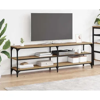 Televizní stolek Televizní skříň Artisanový dub 160 x 30 x 50 cm