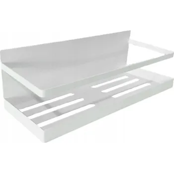 police Kovová police Perfectlife bílá, 1 patro, 8x10 cm