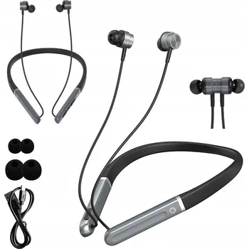 Sluchátka Bezdrátová sluchátka Manta MNH02 Olympic II Black s Bluetooth 5.3