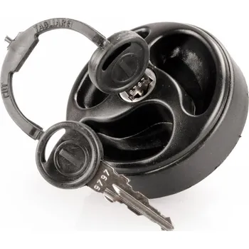 Stěnový vývod Náhradní uzamykatelné víčko nalévacího hrdla LILIE černé