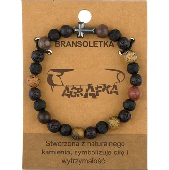 Náramek Pánský náramek z přírodních kamenů