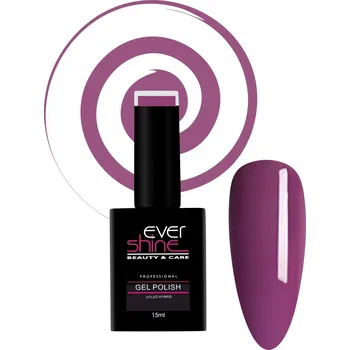 Lak na nehty HYBRIDNÍ LAK na nehty, francouzská fialová barva EverShine 15 ml