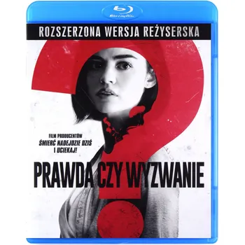 Blu-ray film Prawda czy wyzwanie Blu-ray disk