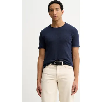 Bavlněné tričko American Vintage MSON25TG námořnická modř 59X, vel. S