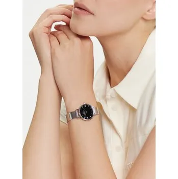 Hodinky Daniel Wellington Hodinky Petite Reflection 28 DW00100796 Stříbrná OS