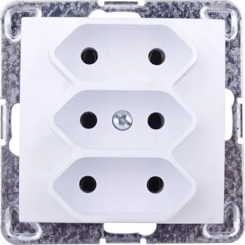 Elektrická zásuvka Ospel Elektrická Zásuvka zásuvka bílá