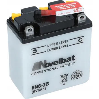 Trakční baterie AKUMULÁTOR 6V 6N6-3B NOVELBAT (s elektrolytem) 6Ah