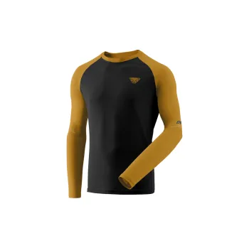 Pánské tričko Dynafit Alpine Pro M L/S Tee black out tobacco L; Černá triko + DÁREK DLE VÝBĚRU!