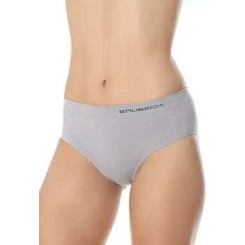 Kalhotky Dámské francouzské kalhotky HI10080W BRUBECK Barva/Velikost: světlý melír / L/XL