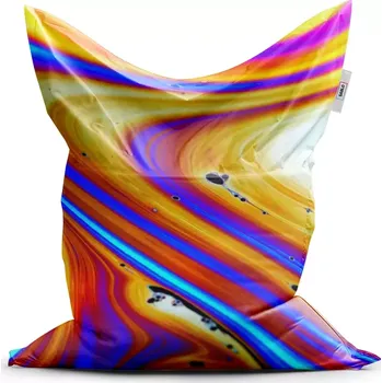 Sedací pytel Sablio Sedací vak Classic Barevná abstrakce - 200x140 cm
