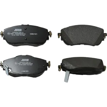 Brzdová destička Sada brzdových destiček, kotoučová brzda JURID 573440J