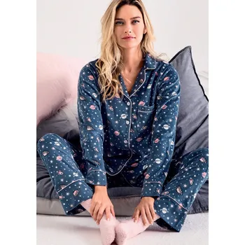 Dámské pyžamo Dámské pyžamo Infiore 652845 Modrá S