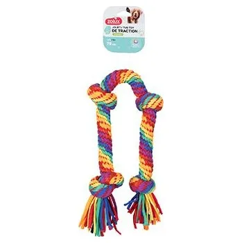 Hračka pro psa Hračka pes RAINBOW 4 Uzly 78cm Zolux