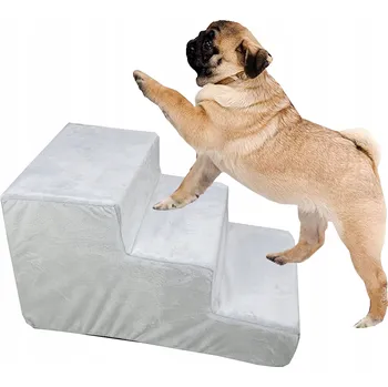 Schůdek SCHODY schůdky pro psa 3 STUPNĚ 30 cm STABILNÍ rampa plošina