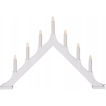 Svícen Dřevěný svícen Star Trading 40,5 cm