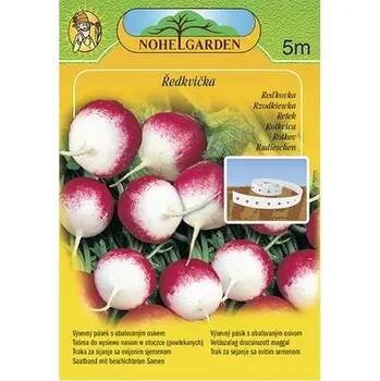 Semeno Ředkvička kulatá Poloneza výsevný pásek 5 m Nohel Garden