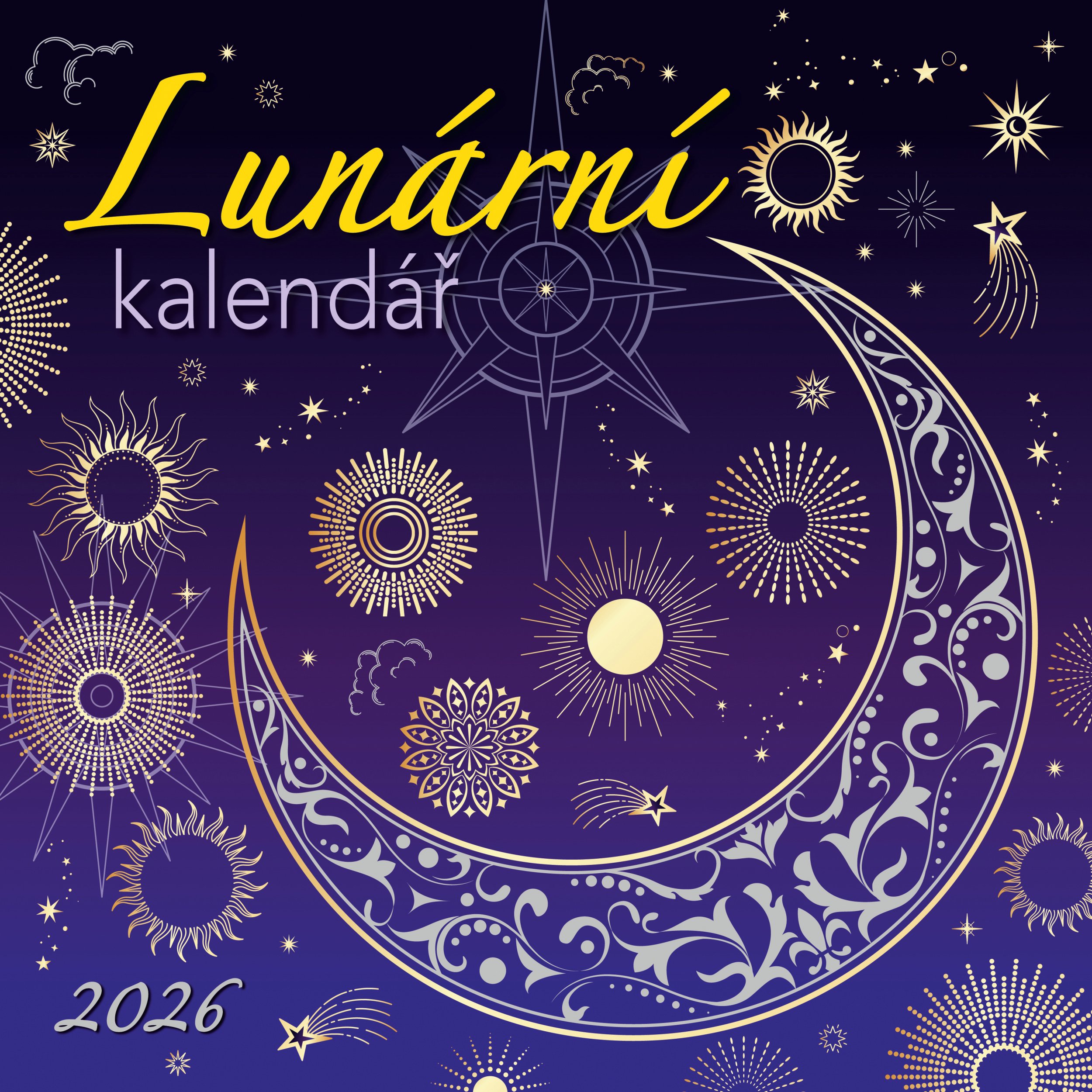 SPEKTRUM GRAFIK Nástěnný lunární kalendář 30 x 30 cm 2026 od 135 Kč ...