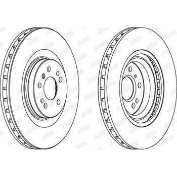 Brzdový systém Brzdový kotouč JURID 562346JC-1