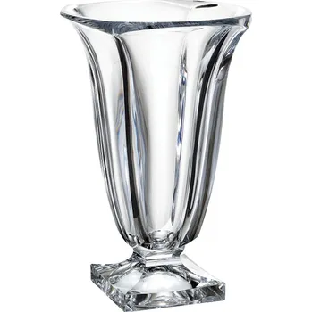 Váza Bohemia Crystal Váza na noze Magma 330mm