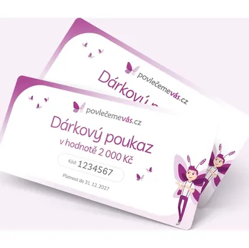 Dárkový potravinový koš povlečemevás.cz Dárkový poukaz 2 000 Kč - tištěný