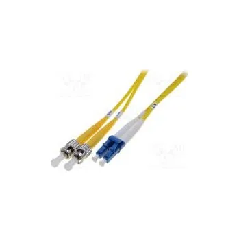 Světlovodný patch cord OS2 LC/UPC,SC/UPC 5m LSZH žlutá