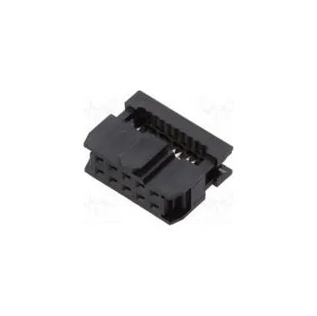 Elektrická zásuvka Zástrčka IDC zásuvka PIN 10 bez zajištění kabelu IDC